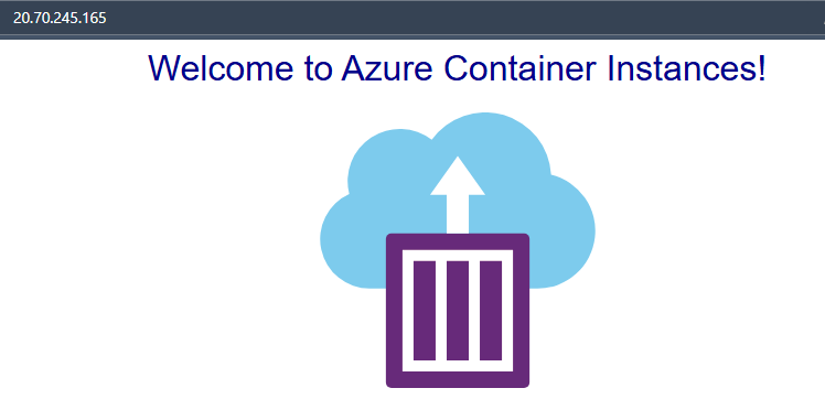 The starter container for Azure Container Instances
